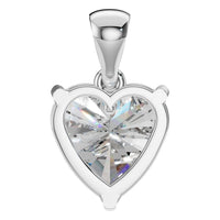 PE-1923 White Gold Pendant SET - BACK