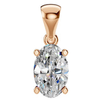 PE-1923 Rose Gold Pendant SET - Main View