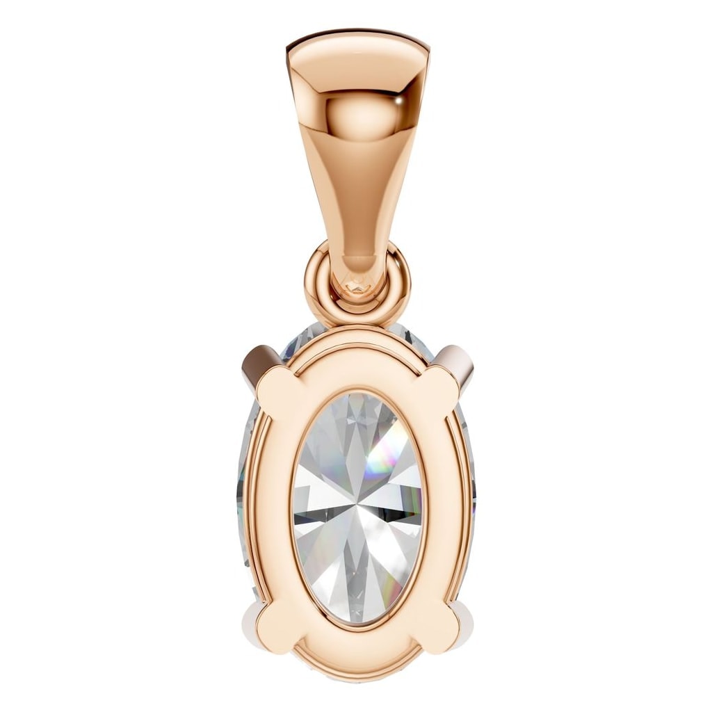 PE-1923 Rose Gold Pendant SET - BACK