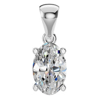 PE-1923 White Gold Pendant SET - Main View