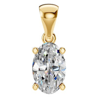 PE-1923 Yellow Gold Pendant SET - Main View
