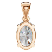 PE-1923 Rose Gold Pendant SET - BACK