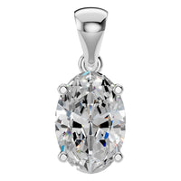 PE-1923 White Gold Pendant SET - Main View