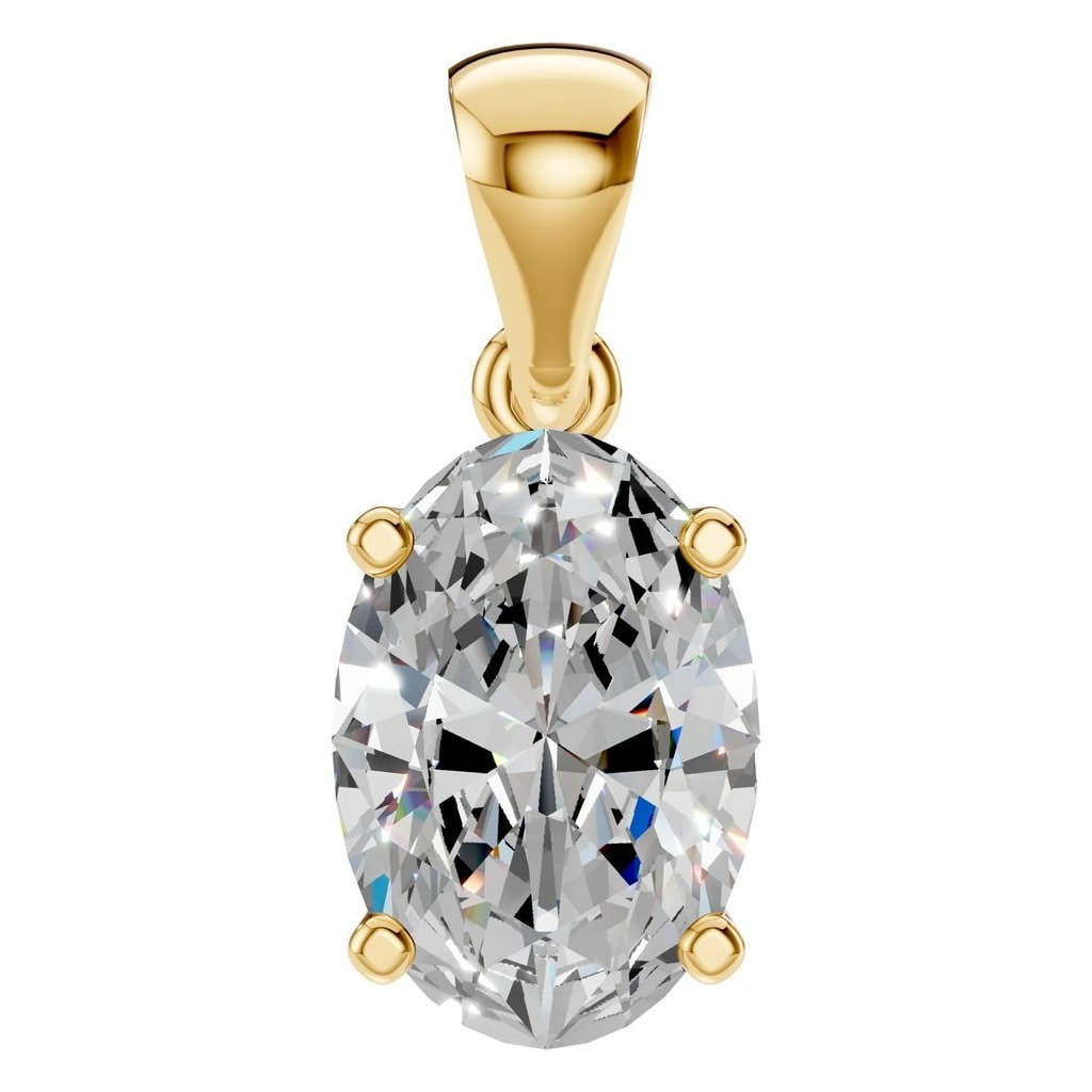 PE-1923 Yellow Gold Pendant SET - Main View