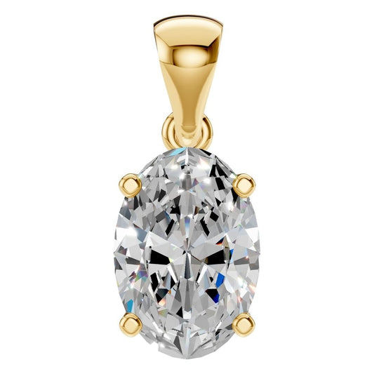 PE-1923 Yellow Gold Pendant SET - Main View