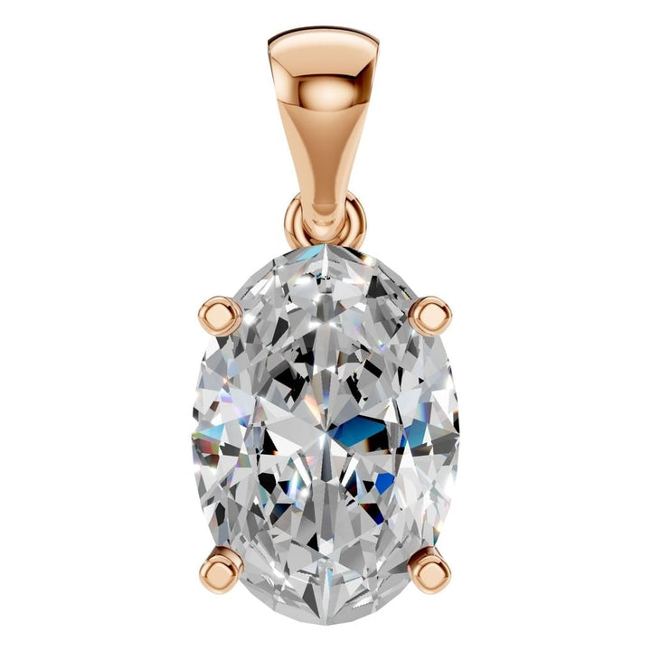 Solitaire Pendant Mounting - Oval 9x6mm