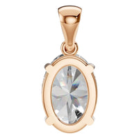 PE-1923 Rose Gold Pendant SET - BACK