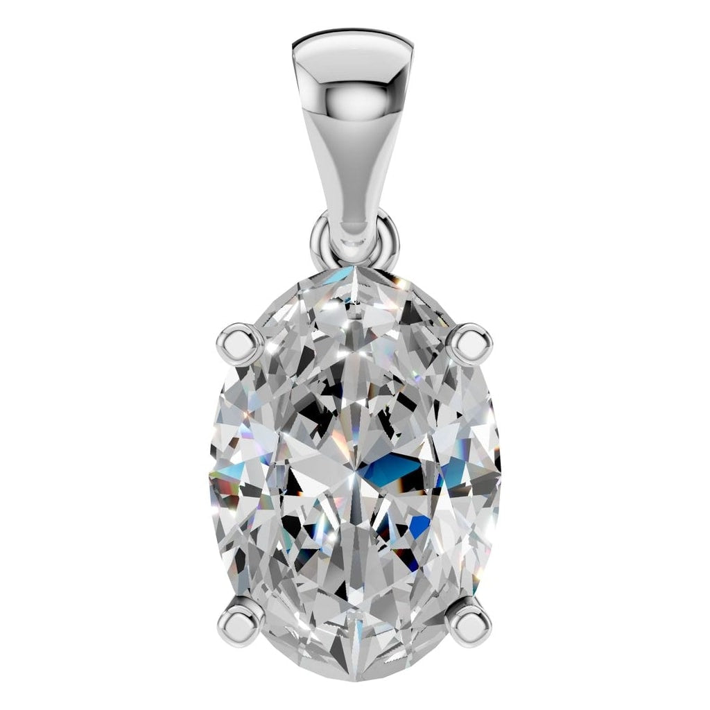 PE-1923 White Gold Pendant SET - Main View