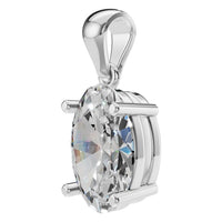 PE-1923 White Gold Pendant SET - ANGLE