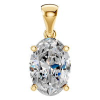 PE-1923 Yellow Gold Pendant SET - Main View