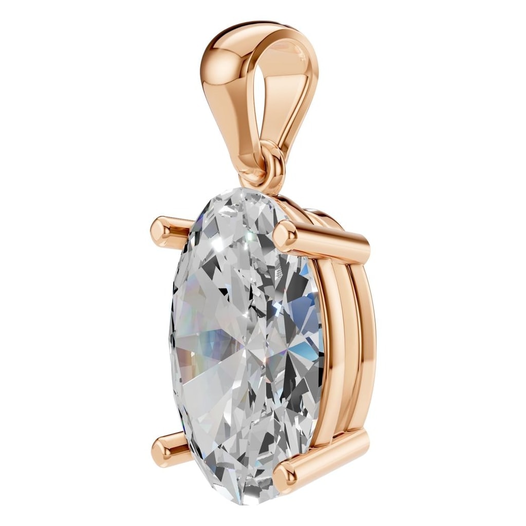 PE-1923 Rose Gold Pendant SET - ANGLE