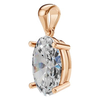 PE-1923 Rose Gold Pendant SET - ANGLE