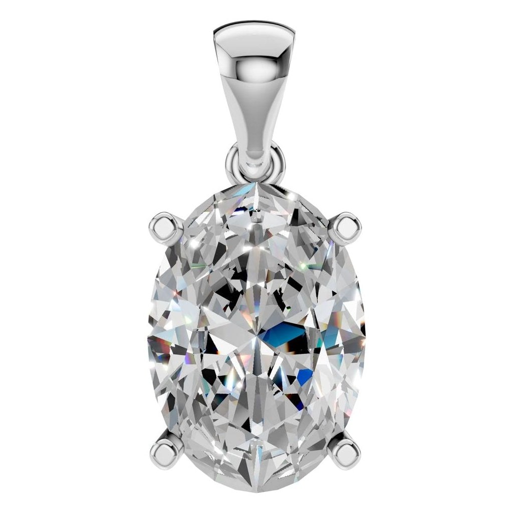 PE-1923 White Gold Pendant SET - Main View