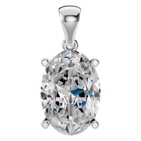PE-1923 White Gold Pendant SET - Main View