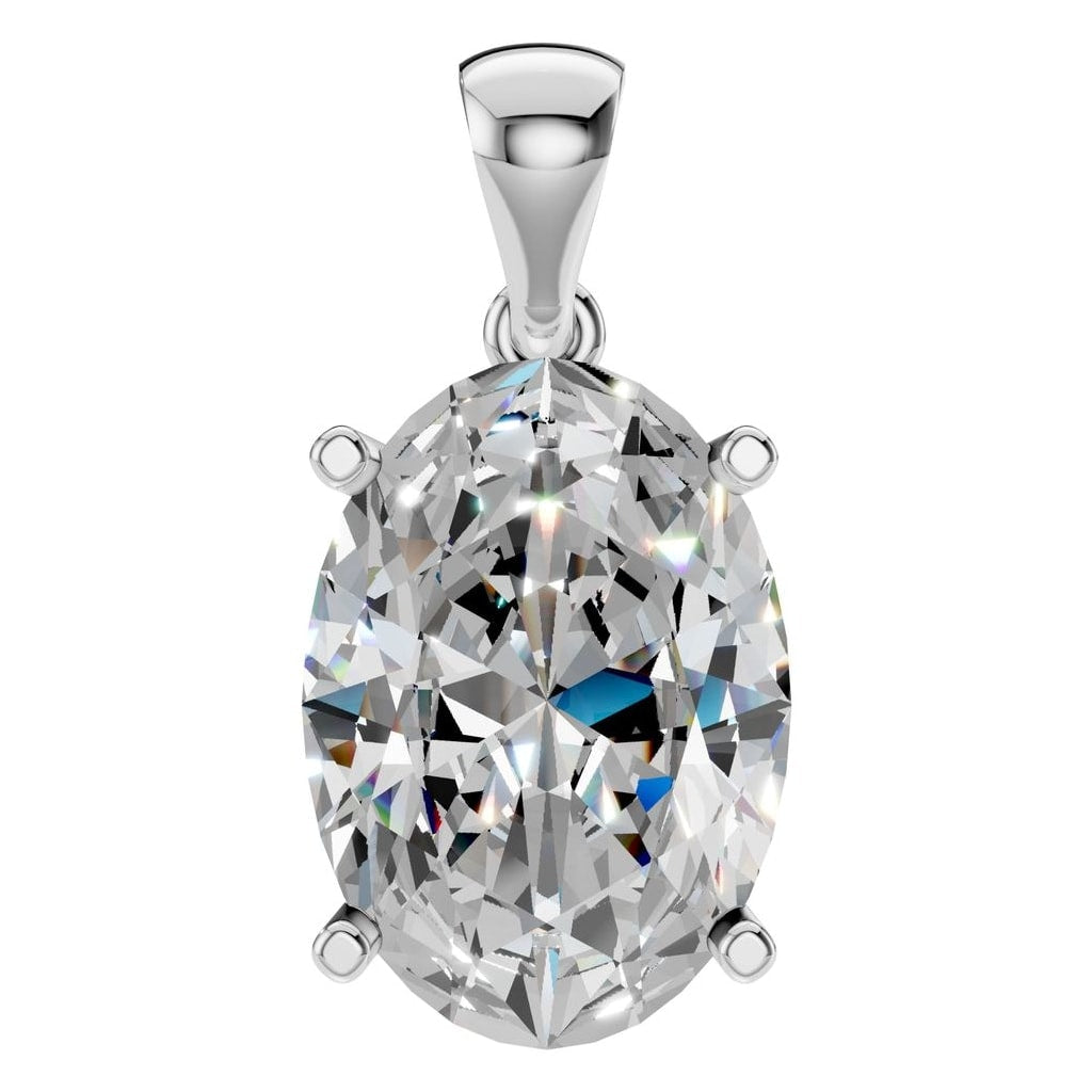 PE-1923 White Gold Pendant SET - Main View