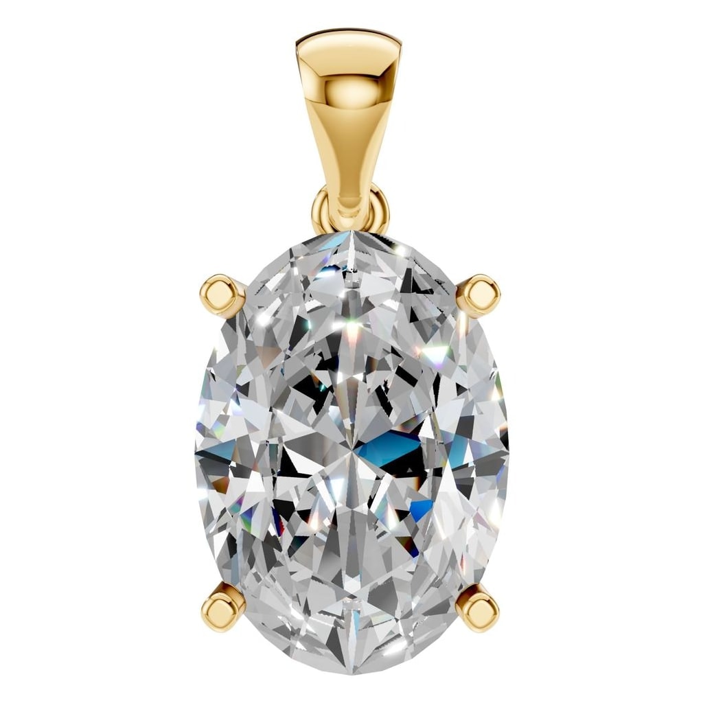 PE-1923 Yellow Gold Pendant SET - Main View