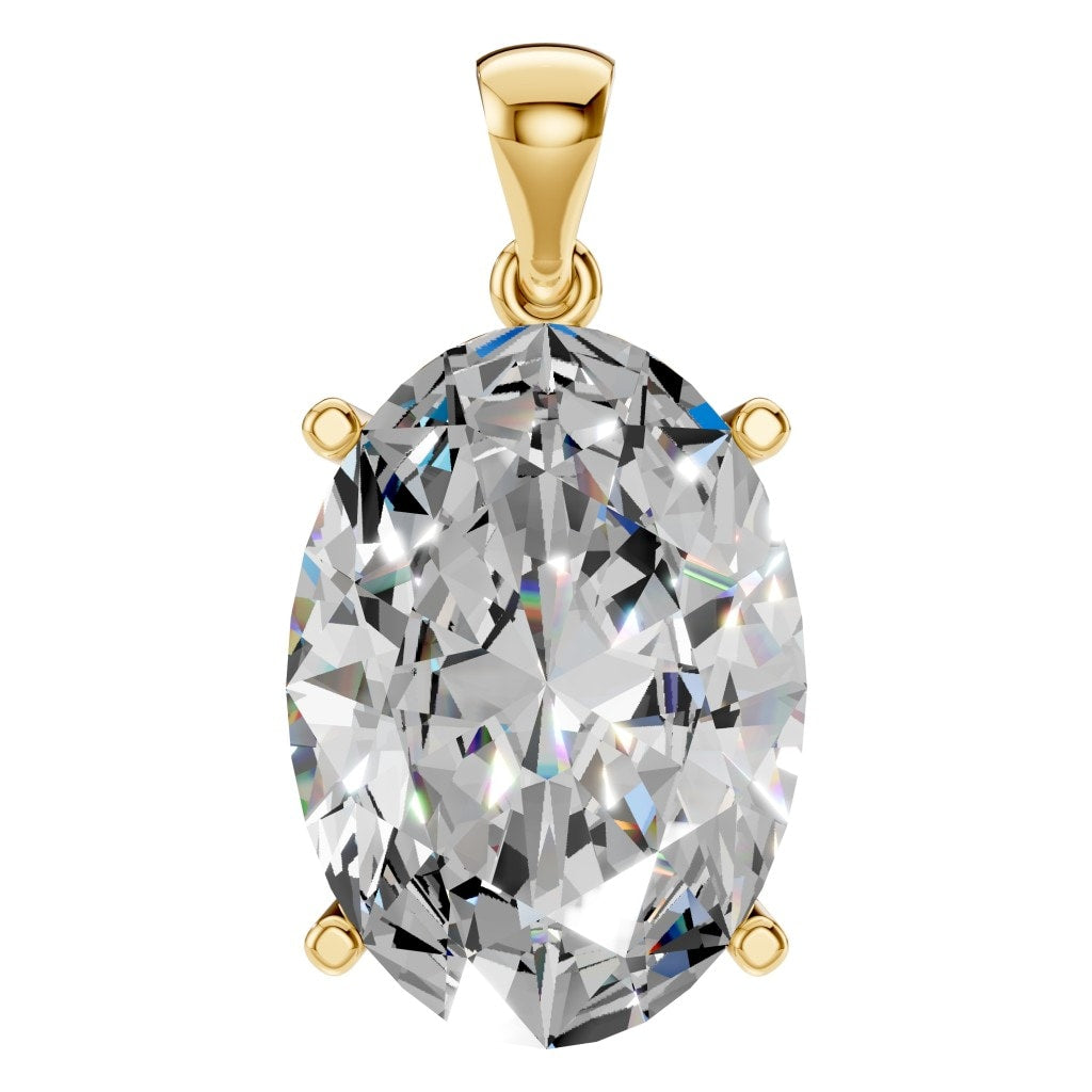 PE-1923 Yellow Gold Pendant SET - Main View