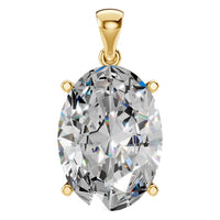 PE-1923 Yellow Gold Pendant SET - Main View