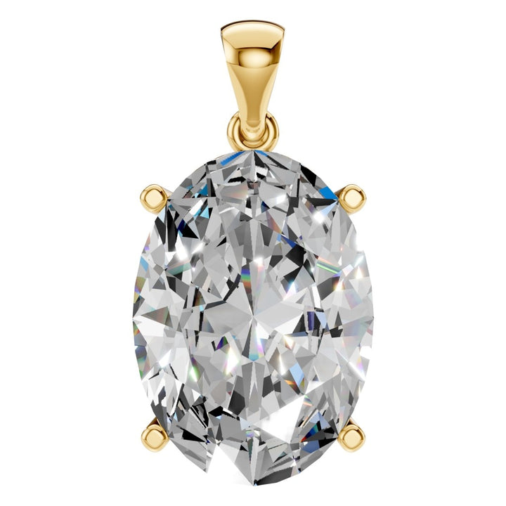 Solitaire Pendant Mounting - Oval 14x10mm