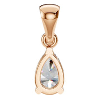 PE-1923 Rose Gold Pendant SET - BACK