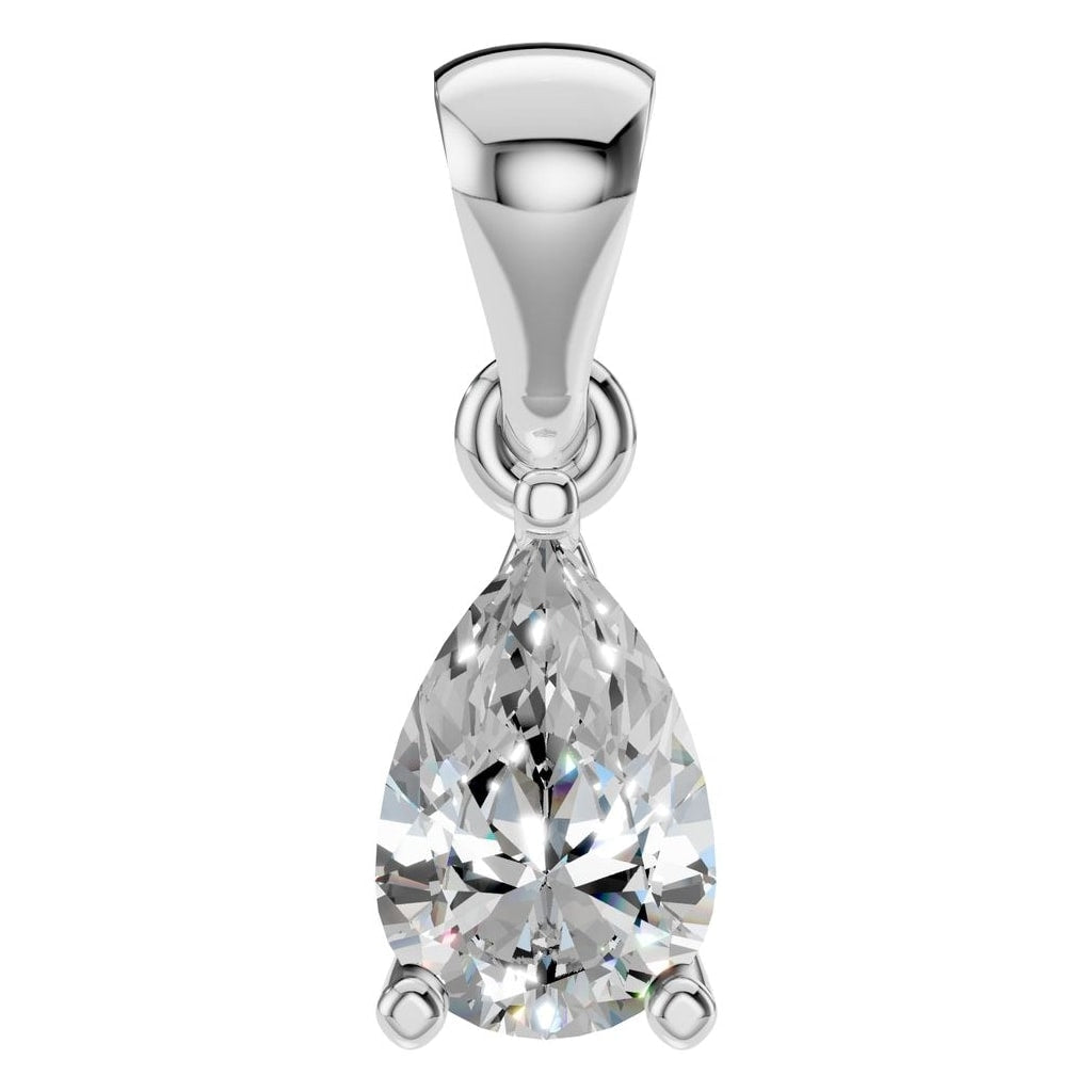 PE-1923 White Gold Pendant SET - Main View