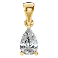 PE-1923 Yellow Gold Pendant SET - Main View