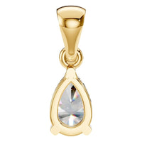 PE-1923 Yellow Gold Pendant SET - BACK