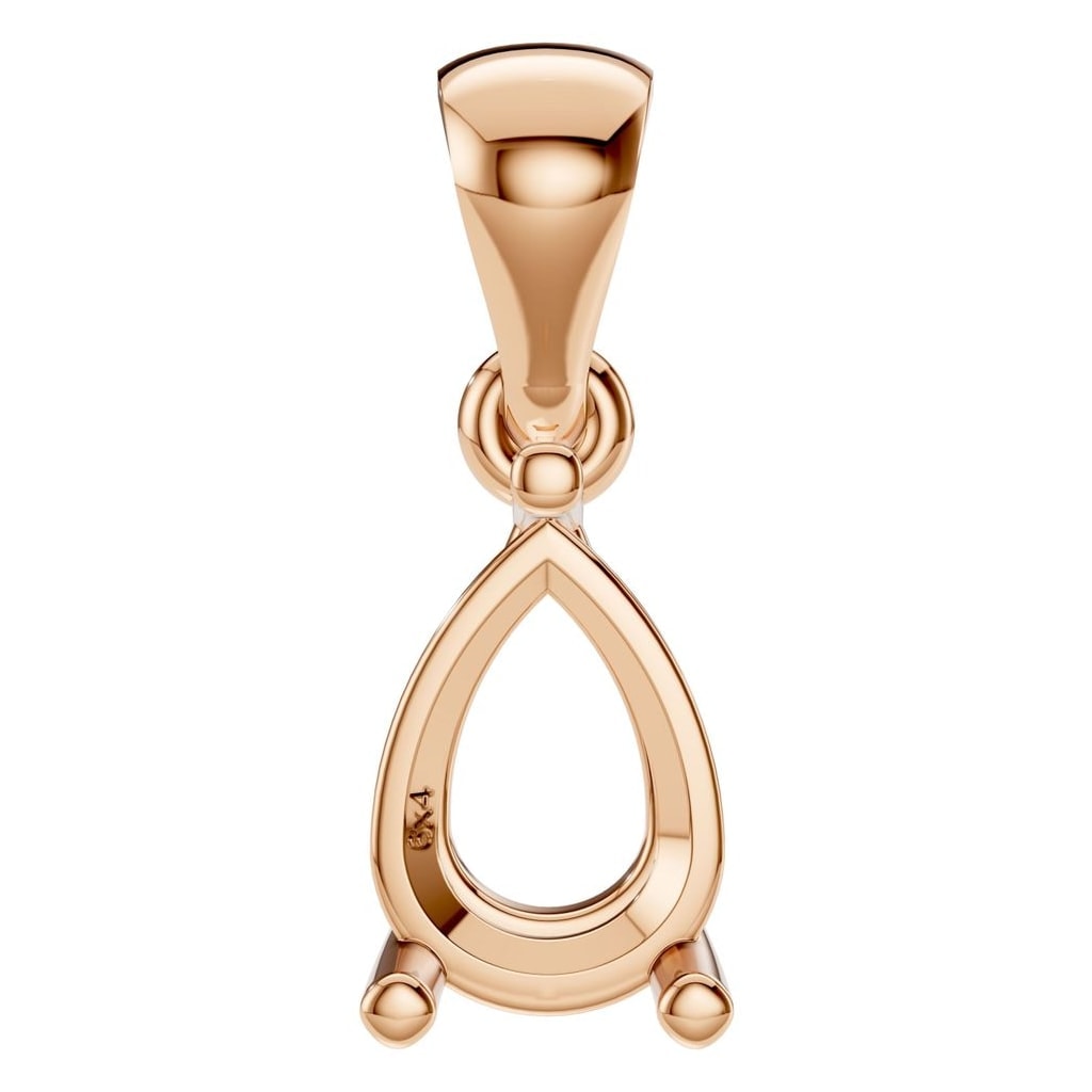 PE-1923 Rose Gold Pendant UNSET - Main View