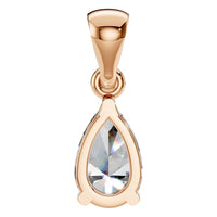 PE-1923 Rose Gold Pendant SET - BACK