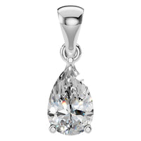 PE-1923 White Gold Pendant SET - Main View