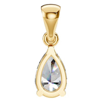 PE-1923 Yellow Gold Pendant SET - BACK