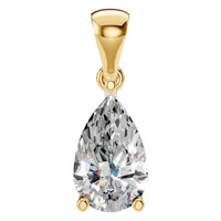 PE-1923 Yellow Gold Pendant SET - Main View