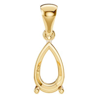 PE-1923 Yellow Gold Pendant UNSET - Main View