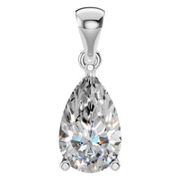 PE-1923 White Gold Pendant SET - Main View