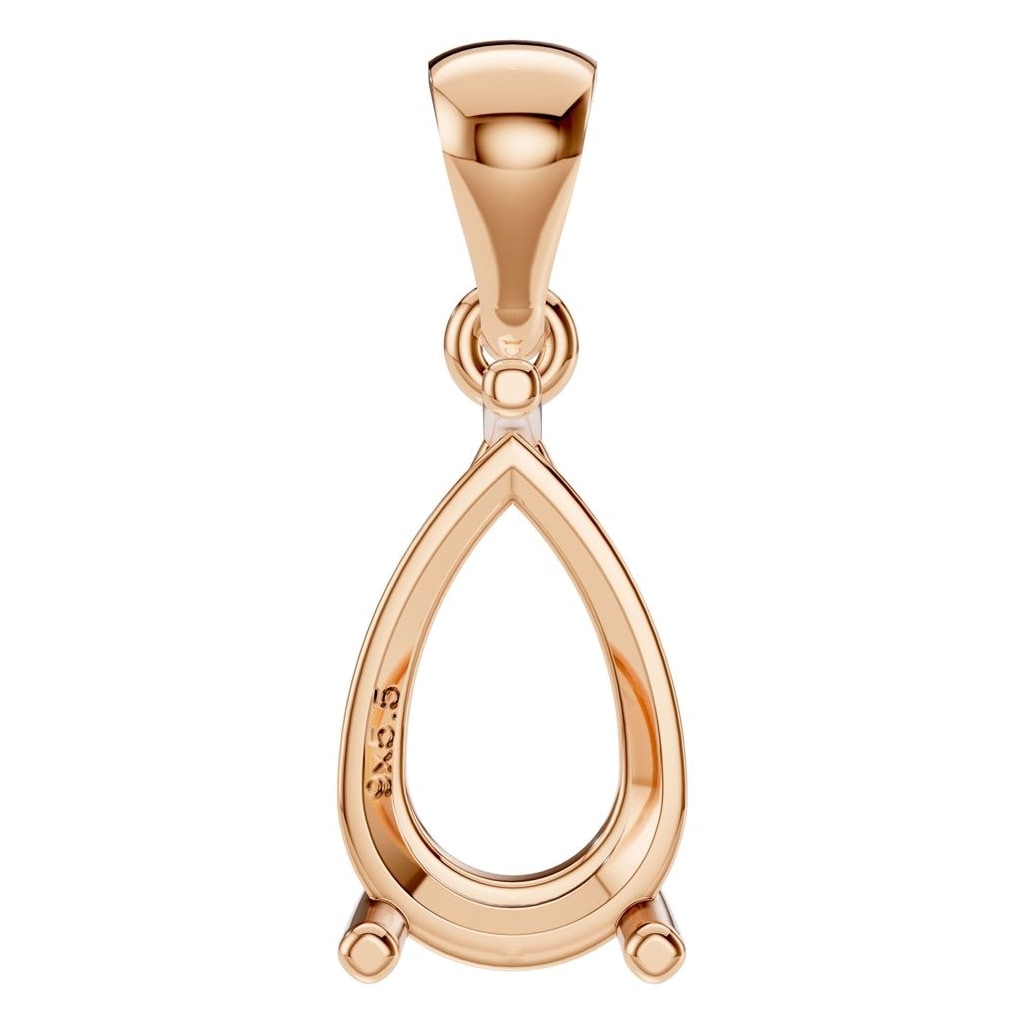 PE-1923 Rose Gold Pendant UNSET - Main View