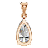 PE-1923 Rose Gold Pendant SET - BACK