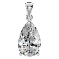 PE-1923 White Gold Pendant SET - Main View