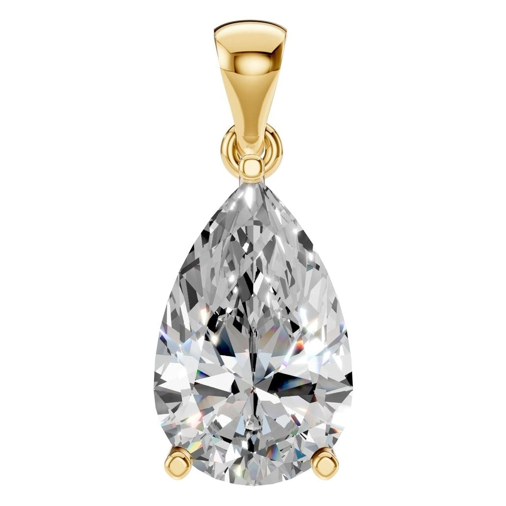 PE-1923 Yellow Gold Pendant SET - Main View