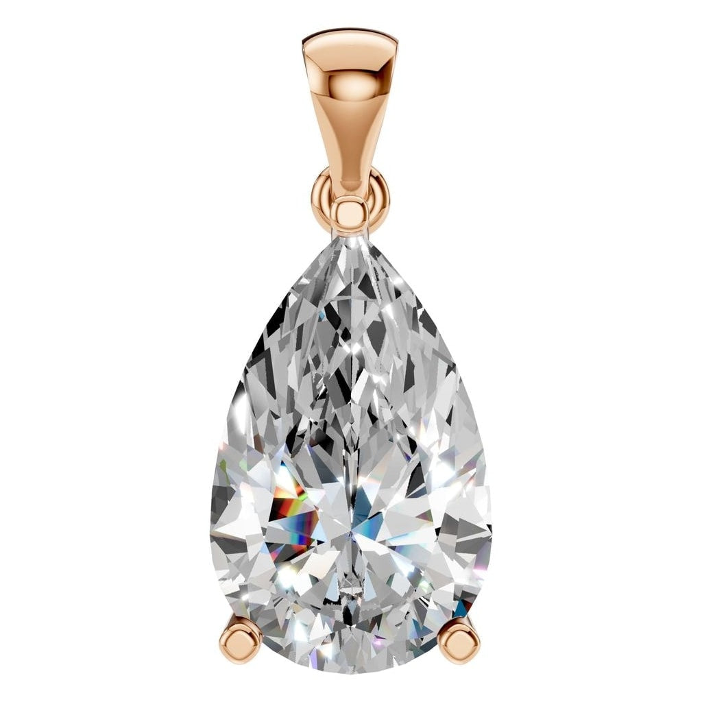 PE-1923 Rose Gold Pendant SET - Main View