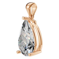 PE-1923 Rose Gold Pendant SET - ANGLE