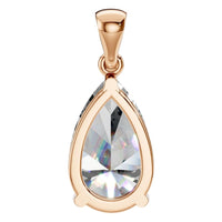 PE-1923 Rose Gold Pendant SET - BACK