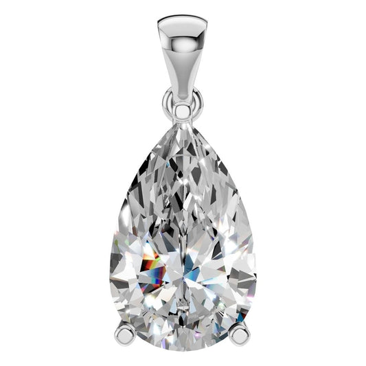 PE-1923 White Gold Pendant SET - Main View