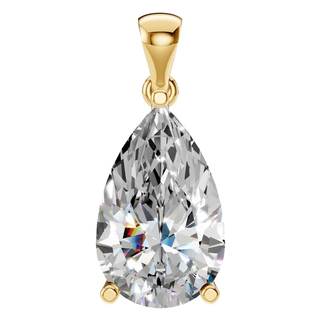 PE-1923 Yellow Gold Pendant SET - Main View