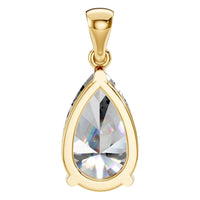 PE-1923 Yellow Gold Pendant SET - BACK