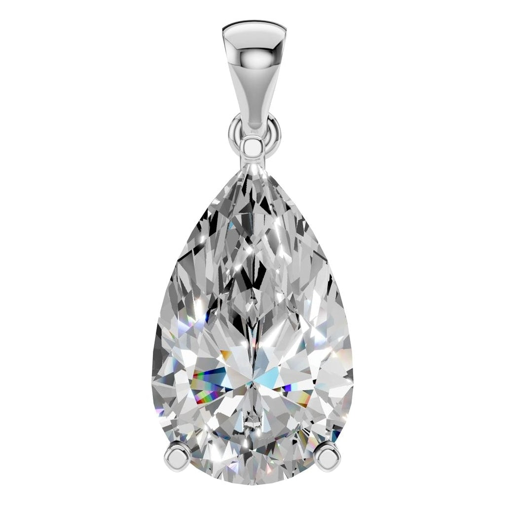 PE-1923 White Gold Pendant SET - Main View