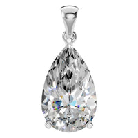 PE-1923 White Gold Pendant SET - Main View