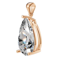 PE-1923 Rose Gold Pendant SET - ANGLE