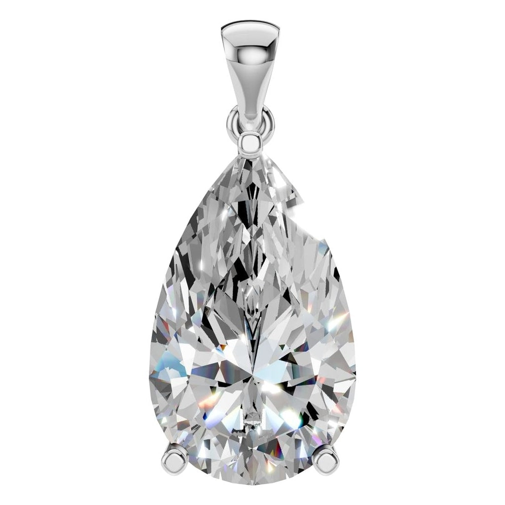 PE-1923 White Gold Pendant SET - Main View