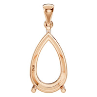 PE-1923 Rose Gold Pendant UNSET - Main View