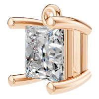 PE-1923 Rose Gold Pendant SET - ANGLE
